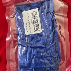 Royal Blue Shiny Fabric Headwrap
